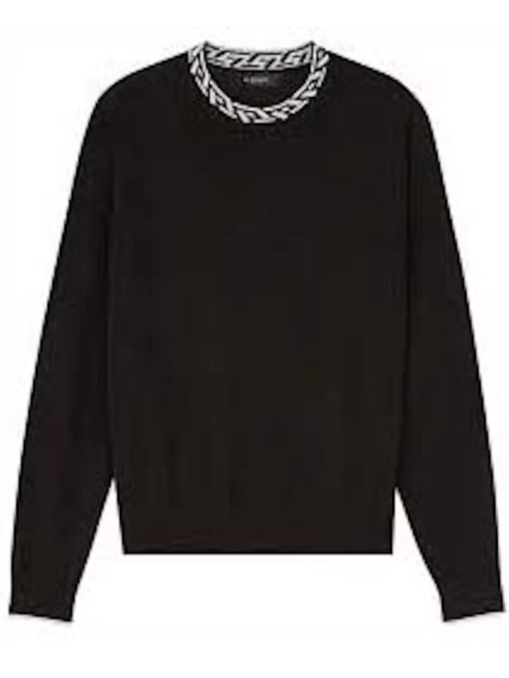Versace Greca Collar Sweater Classic Minimalist Quiet Luxury